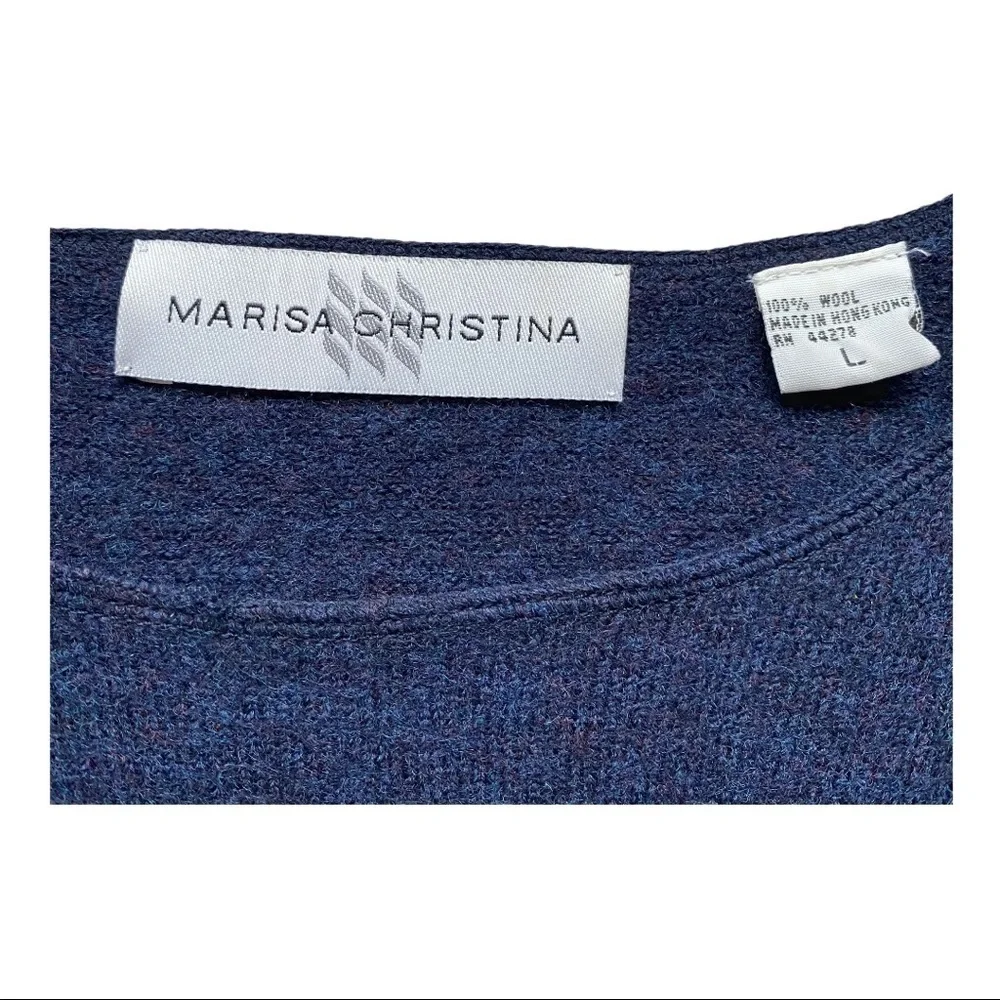 Marisa Christina Women's 100% Wool Sweater - Picture 2 of 5